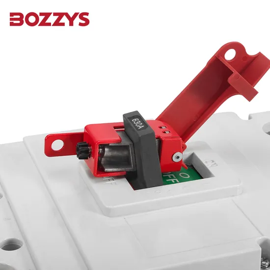 Blocco dell'interruttore elettrico di media potenza per prevenire l'azionamento accidentale