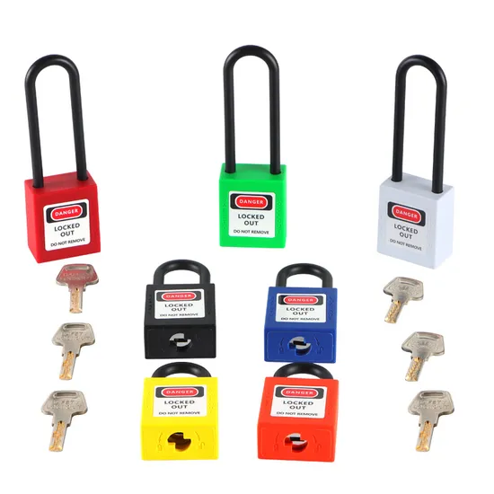 Lucchetto di sicurezza Qvand 38mm rosso Loto Lockout Tagout in plastica non