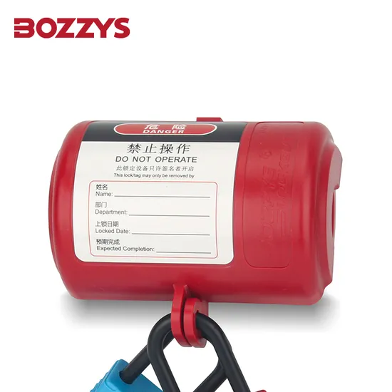 Blocco di sicurezza per spine elettriche rotanti per tutti i tipi di spine industriali