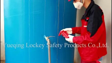 Valvola a sfera regolabile in materiale ABS completamente isolato rosso (ABVL03)