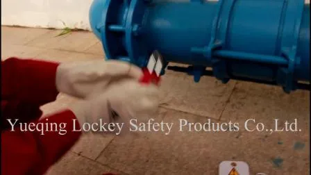 Bloccaggio universale della valvola con morsetto sovradimensionato e maniglia grande