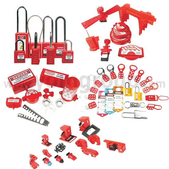 Serratura per valvola a saracinesca, serie Safe Lock, serratura rotonda standard