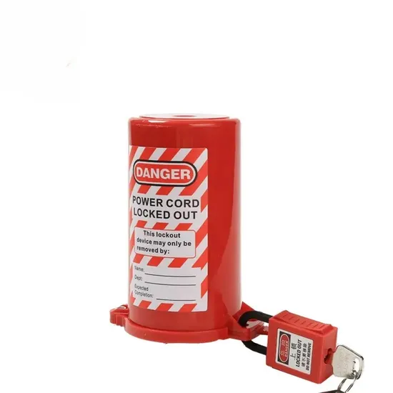 Industrial Plug Valves Lockout for Valves Nuts Diameter From 22 to 62mm 