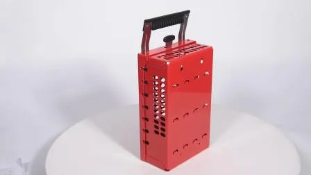 Kit/scatola di sicurezza in acciaio elettrico per blocco e contrassegno