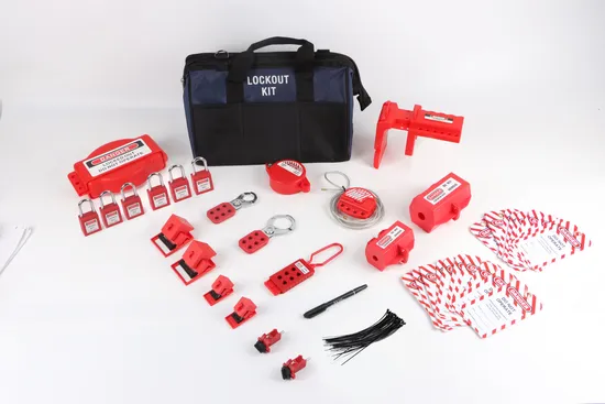 Kit di blocco e disattivazione elettrica portatile di sicurezza Loto Lockout OEM Qvand Group